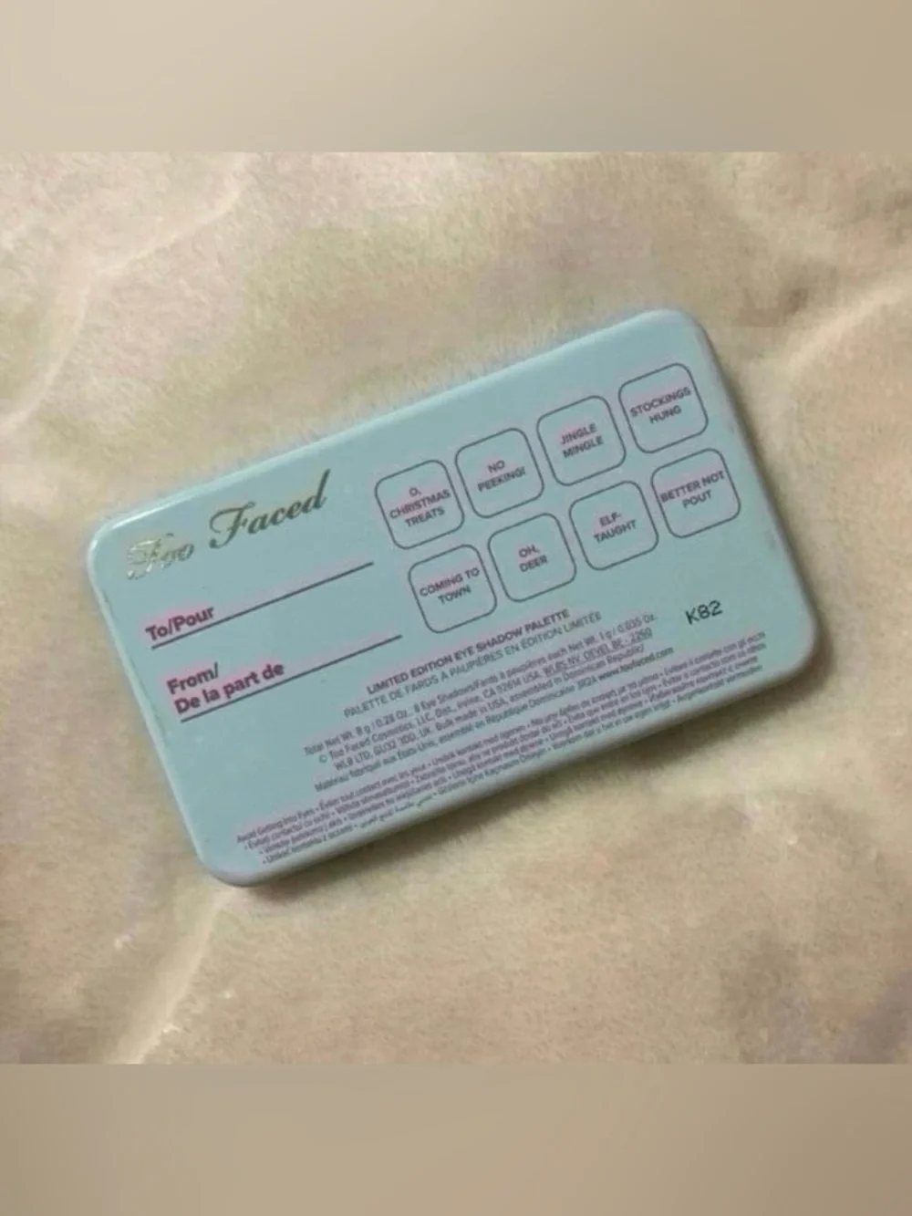 5/$25 🚨 Too Faced Secret Santa Eyeshadow Palette